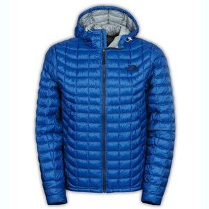 The North Face Men’s Thermoball Blue Jacket Coat Small Puffer Puff